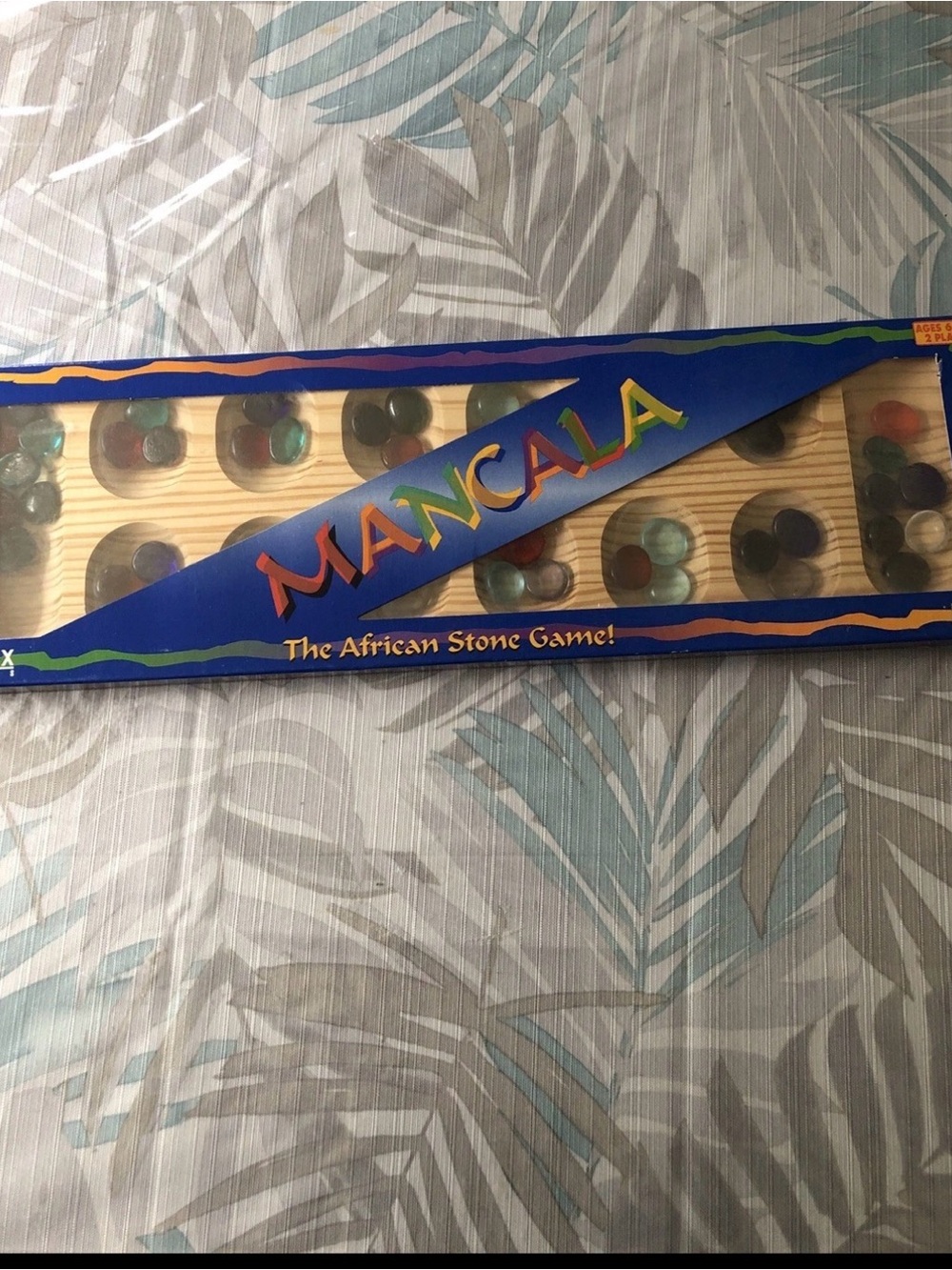 Mancala African Stone Game By Fundex Games - NEW Old Stock